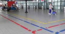 Цветни пътеки на летище София